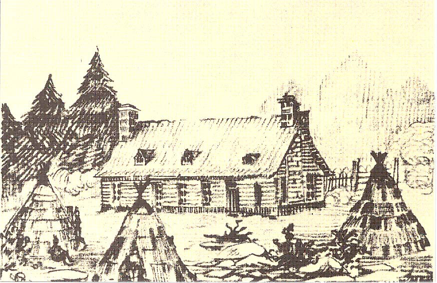 Bâtiment du 1er Hôtel-Dieu à Sillery (1639-1644)